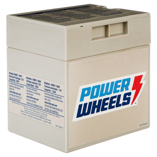 12-Volt Rechargeable Battery for Power Wheels - Long-Lasting Replacement