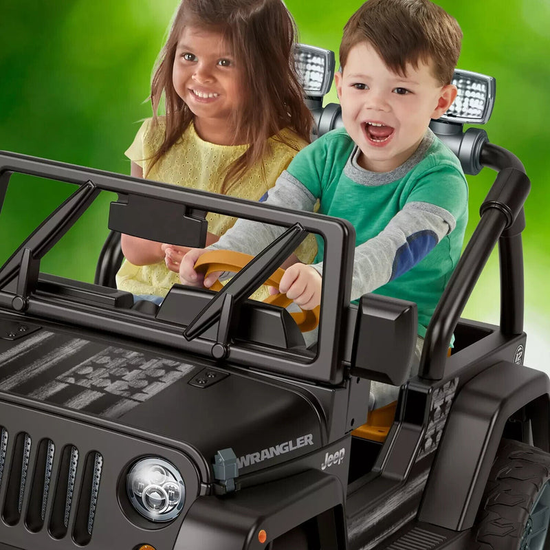 Load image into Gallery viewer, 12-Volt Ride-On Jeep Wrangler with 2 Speed Options: Reaching Up to 5 mph
