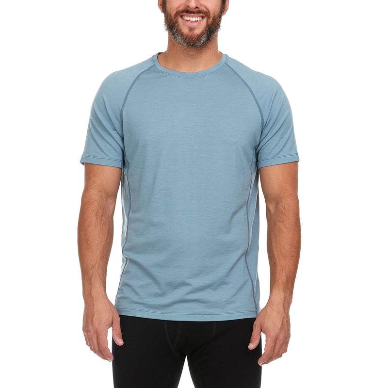 Load image into Gallery viewer, Microweight Men's Wool T Shirt - Woolverino
