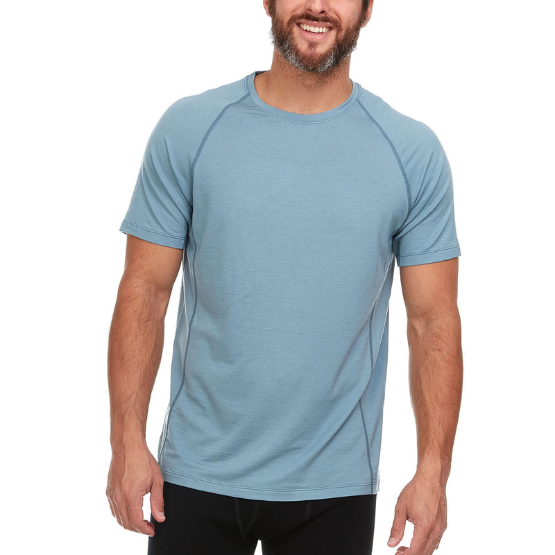Load image into Gallery viewer, Microweight Men's Wool T Shirt - Woolverino
