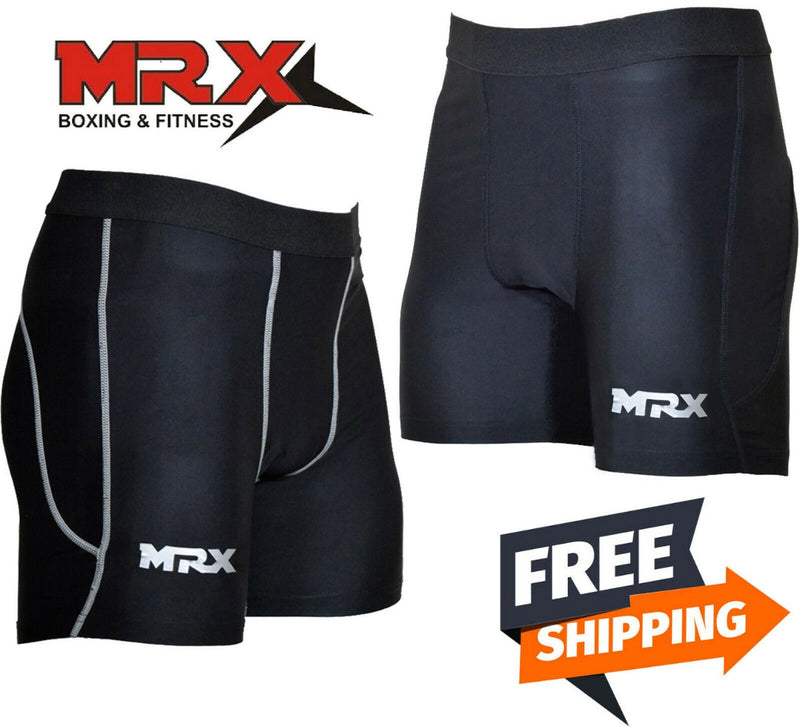 Load image into Gallery viewer, MRX Men’s Compression Shorts Running  Gym Sports Fitness Active Wear
