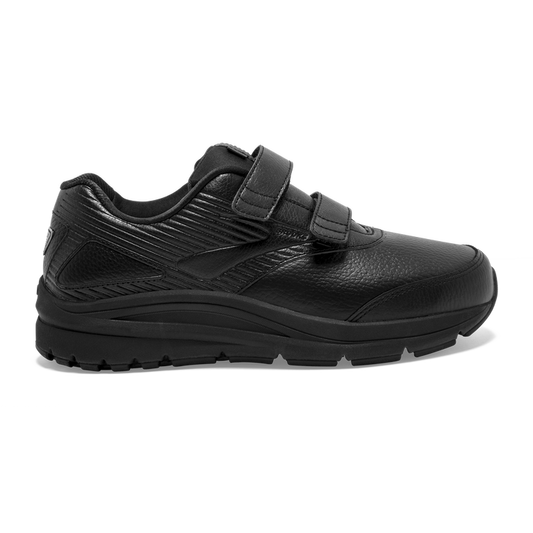 Women's Brooks Addiction Walker V-Strap 2, Black/Black, 10.5 2E Extra Wide - Skoutley Outdoors LLC