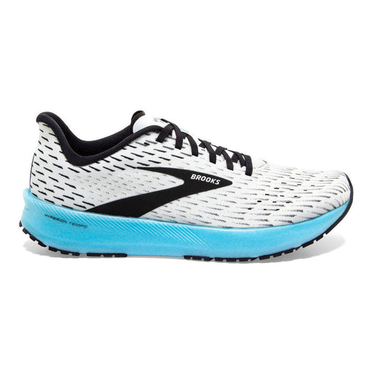 Women's Brooks Hyperion Tempo, White/Black/Iced Aqua, 5.5 B Medium - Skoutley Outdoors LLC