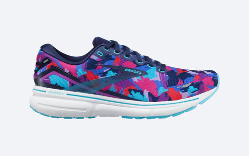 Women's Brooks Ghost 15, Blue/Eclipse/Purple, 5 B Medium - Skoutley Outdoors LLC