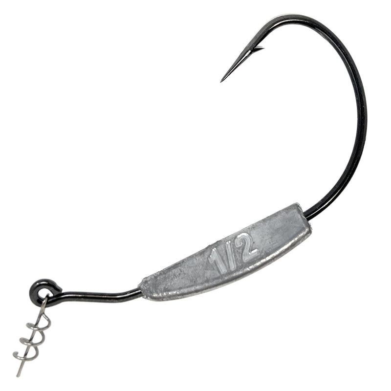 Load image into Gallery viewer, Reaction Tackle Lead Weighted Swimbait Hooks (10-PACK)
