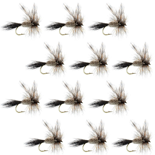Adams Irresistible Classic Dry Fly - 1 Dozen Flies Hook Size 10