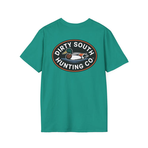 Dirty South Hunting Co. Mallard Logo T-Shirt – Southern Hunting Lifestyle Tee – Waterfowl Hunting Apparel