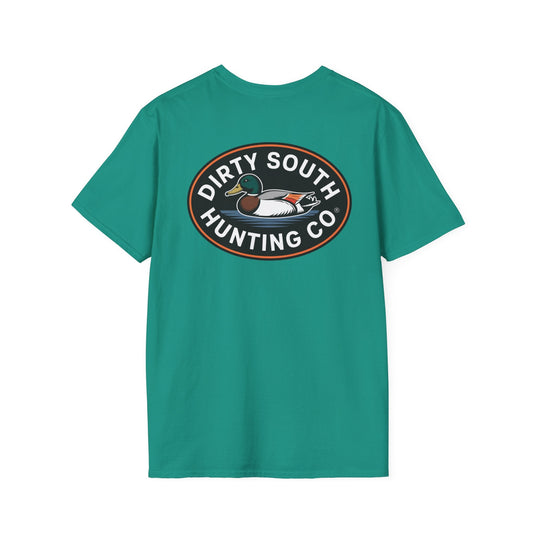 Dirty South Hunting Co. Mallard Logo T-Shirt – Southern Hunting Lifestyle Tee – Waterfowl Hunting Apparel