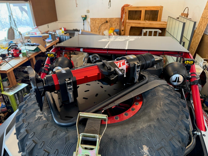 Load image into Gallery viewer, CarbonPro Compact Hydraulic Jack with Mounting Clamps MLH 40''
