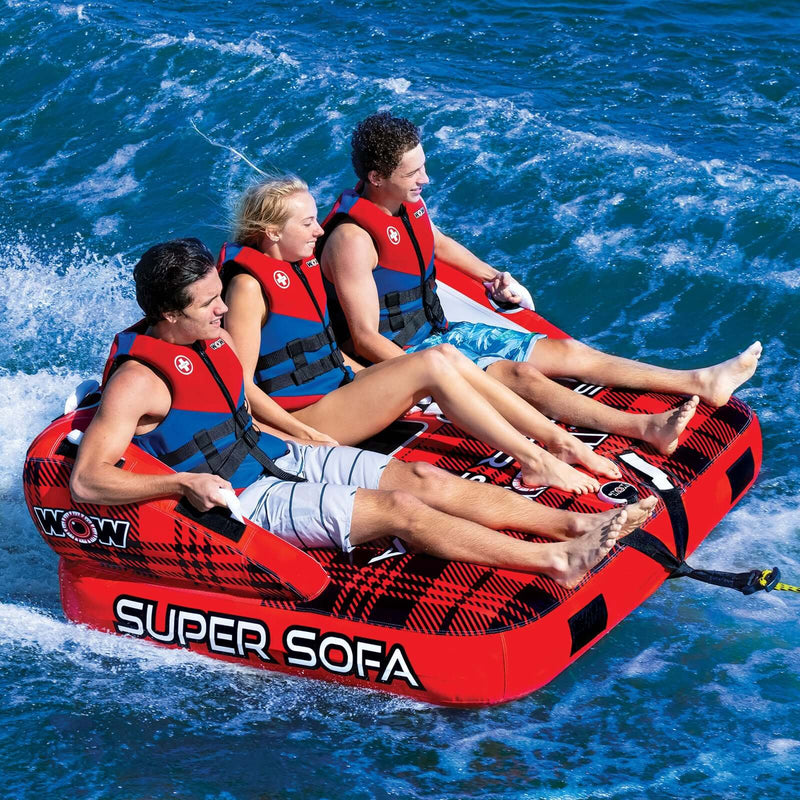 Load image into Gallery viewer, WOW Sports Super Sofa 1 to 3-Person Towable (21-1040)
