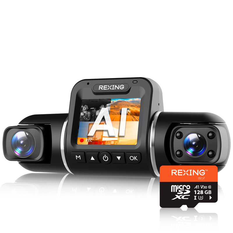 Load image into Gallery viewer, REXING microSDXC UHS-3 4K Full HD Video High Speed Transfer Monitoring SD Card with Adapter for Dash Cams, Surveillance System, Security Camera, &amp; Body Cam
