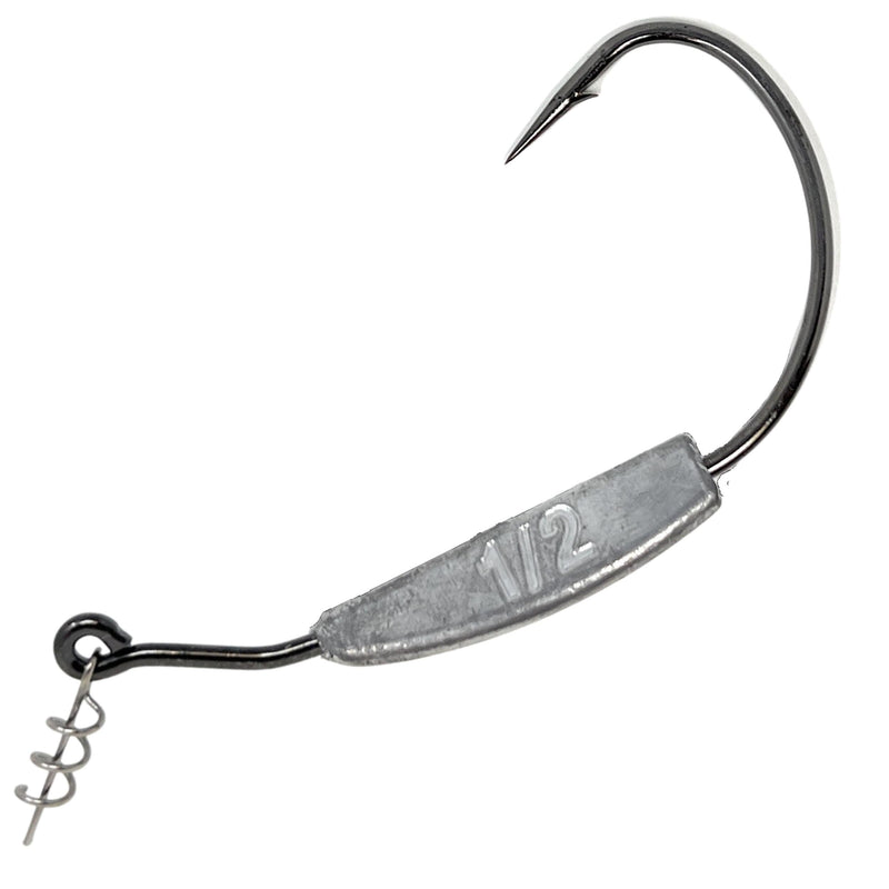 Load image into Gallery viewer, Reaction Tackle Lead Weighted Swimbait Hooks (10-PACK)
