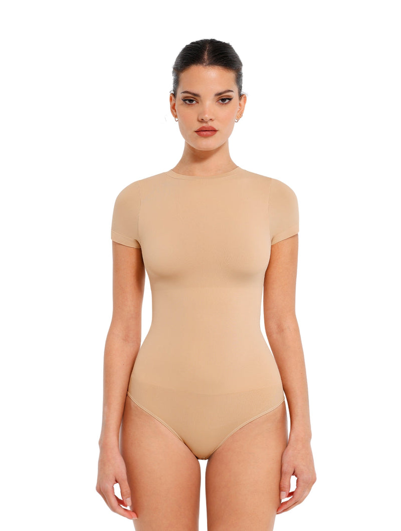Load image into Gallery viewer, Fitted Tee Bodysuit
