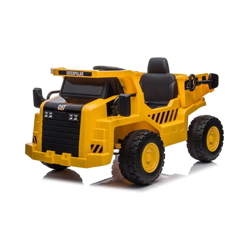 Load image into Gallery viewer, 12V CAT Electric Dump Truck 1 Seater Ride-On
