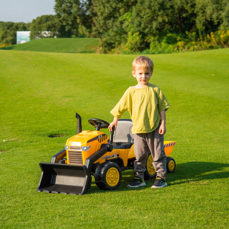 Load image into Gallery viewer, 12V Freddo Excavator 1 Seater Ride-on
