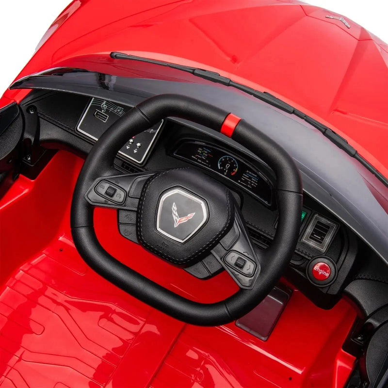 Load image into Gallery viewer, 12V Chevrolet Corvette C8 Stingray 1-Seater Kids Ride-On Car
