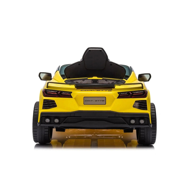 Load image into Gallery viewer, 12V Chevrolet Corvette C8 Stingray 1-Seater Kids Ride-On Car
