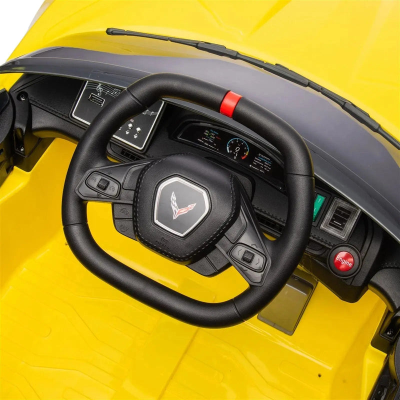 Load image into Gallery viewer, 12V Chevrolet Corvette C8 Stingray 1-Seater Kids Ride-On Car
