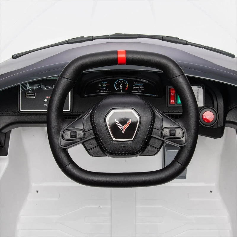 Load image into Gallery viewer, 12V Chevrolet Corvette C8 Stingray 1-Seater Kids Ride-On Car
