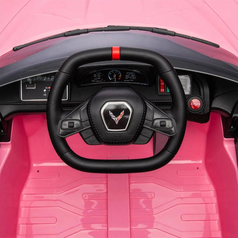 Load image into Gallery viewer, 12V Chevrolet Corvette C8 Stingray 1-Seater Kids Ride-On Car
