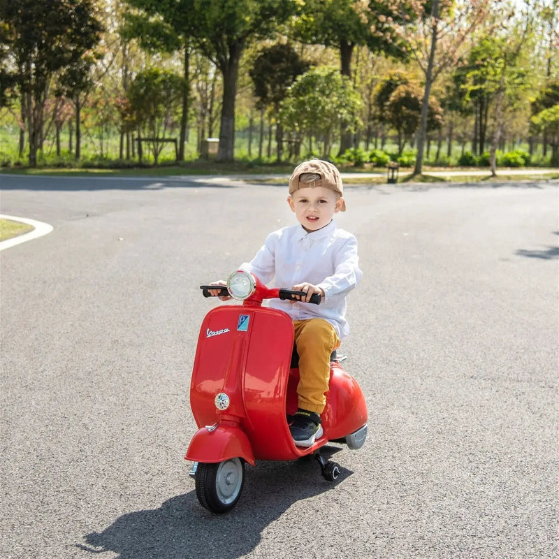 Load image into Gallery viewer, 12V Kids&#39; Vespa Electric Ride-On Scooter
