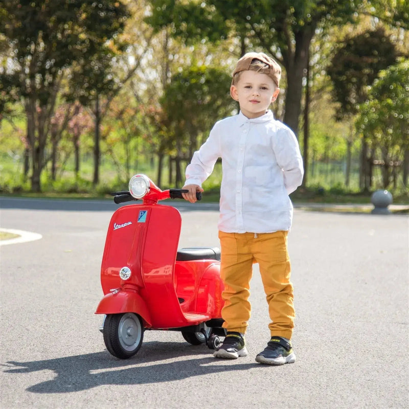 Load image into Gallery viewer, 12V Kids&#39; Vespa Electric Ride-On Scooter
