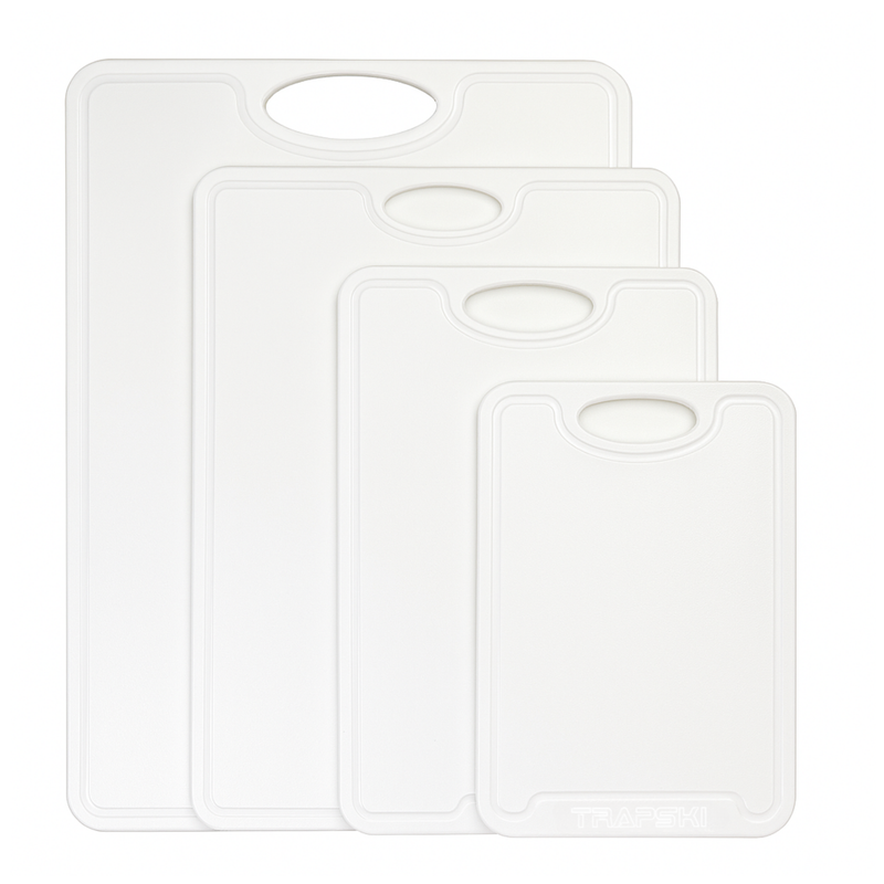 Load image into Gallery viewer, TRAPSKI Premium 1/2 Inch Thick HDPE Cutting Boards | Food-Grade Kitchen Prep Surface | Juice Grooves | Made in the USA
