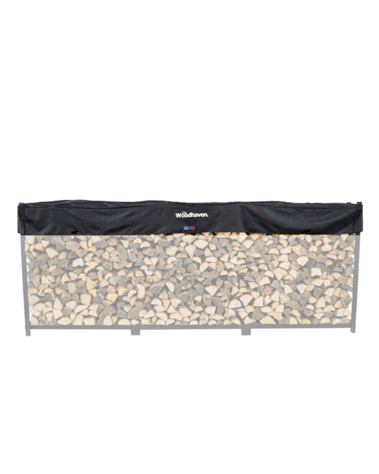 Standard Firewood Rack Seasoning Cover   USA Made   Woodhaven