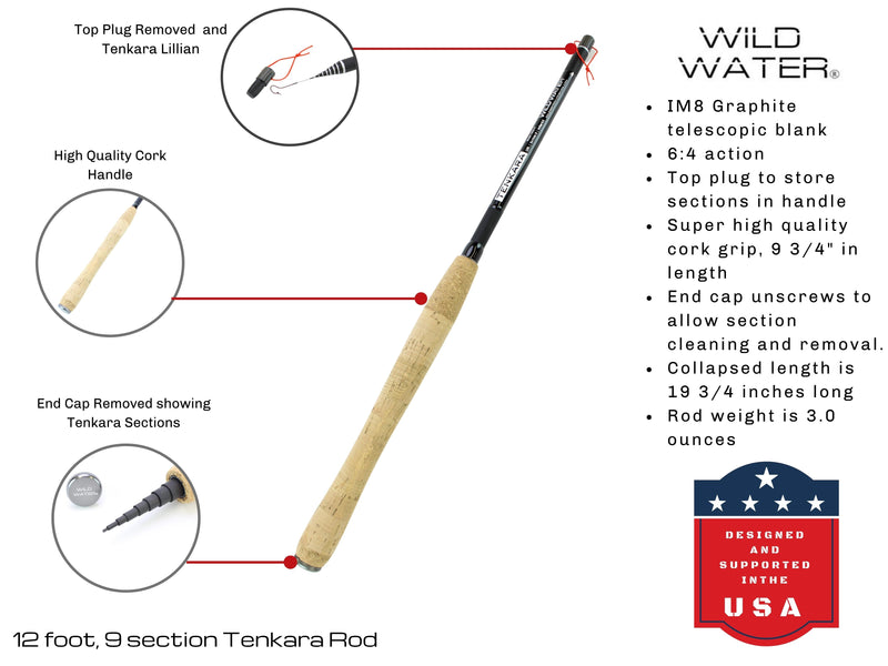Load image into Gallery viewer, 12&#39; Tenkara Rod | Wild Water Fly Fishing
