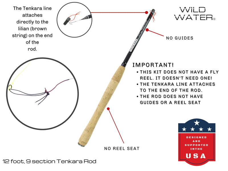 Load image into Gallery viewer, 12&#39; Tenkara Rod | Wild Water Fly Fishing
