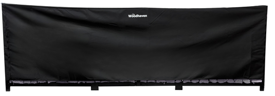 Full Firewood Rack Cover with Zipper   USA Made  Woodhaven