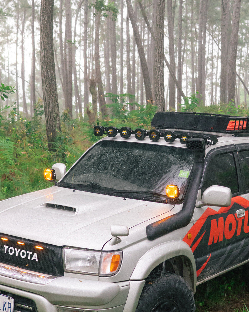 Load image into Gallery viewer, CUBE-Z Series 4 Inch LED Pod Lights Off Road Lights with White DRL &amp; Amber Turn Signal Lights
