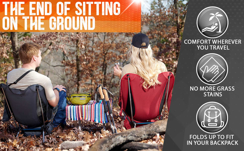 Load image into Gallery viewer, Pike Trail Ultralight Compact Outdoor Camping Tailgate Festival Beach Chair
