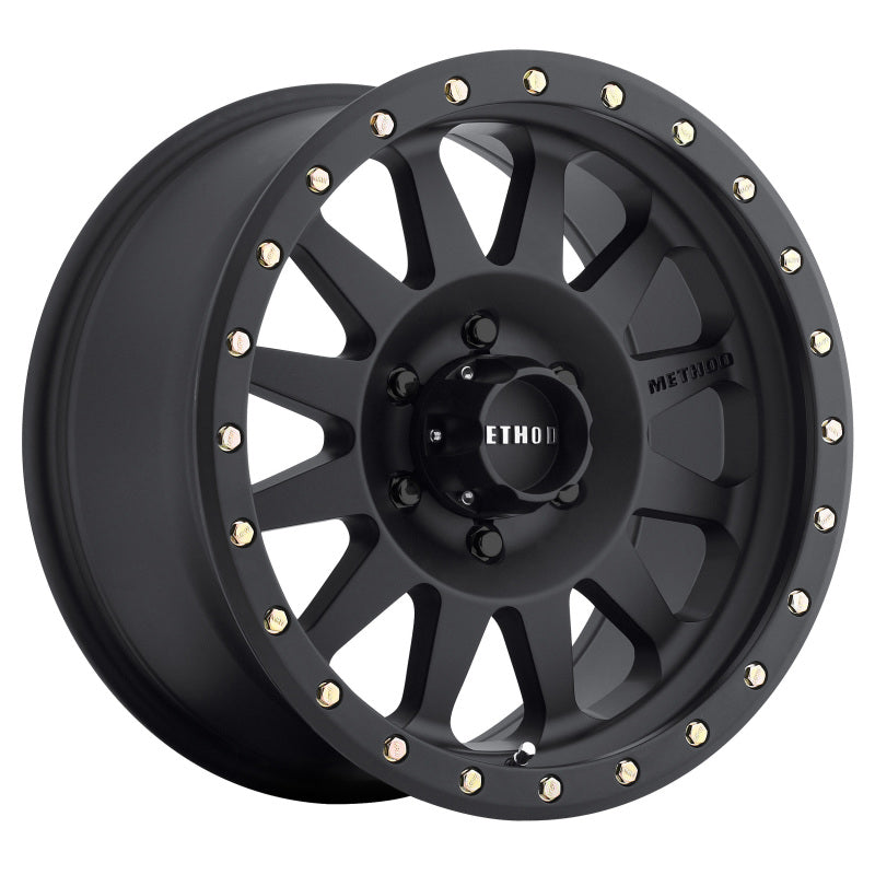 Load image into Gallery viewer, Method MR304 Double Standard 15x8 -24mm Offset 6x5.5 108mm CB Matte Black Wheel
