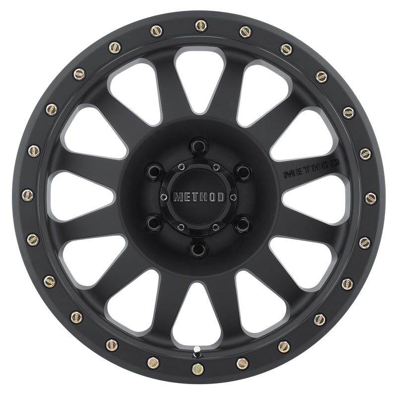Load image into Gallery viewer, Method MR304 Double Standard 15x8 -24mm Offset 6x5.5 108mm CB Matte Black Wheel
