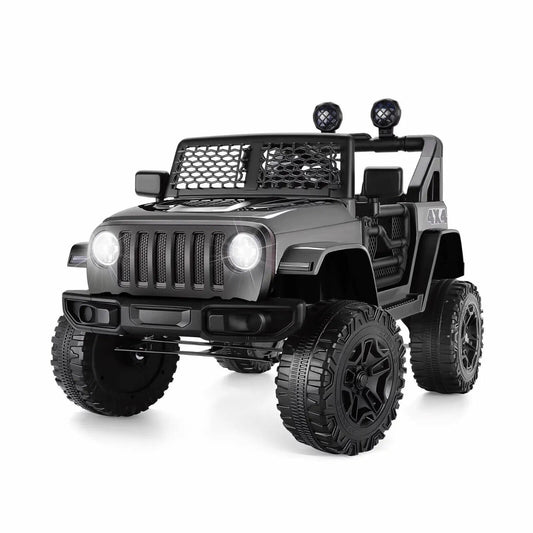 12V 2-Seater Electric Ride-On Car with LED Lights, MP3 Player, and Remote Control for Kids