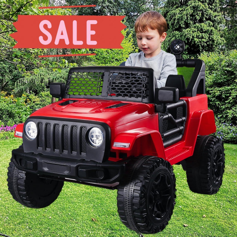 Load image into Gallery viewer, 12V 2-Seater Electric Ride-On Car with LED Lights, MP3 Player, and Remote Control for Kids
