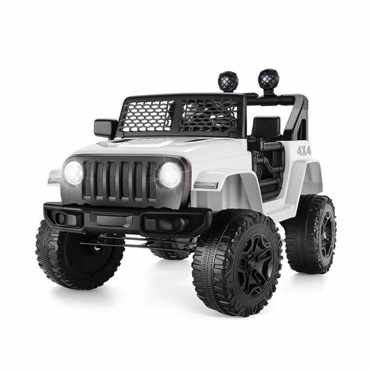 12V 2-Seater Electric Ride-On Car with LED Lights, MP3 Player, and Remote Control for Kids