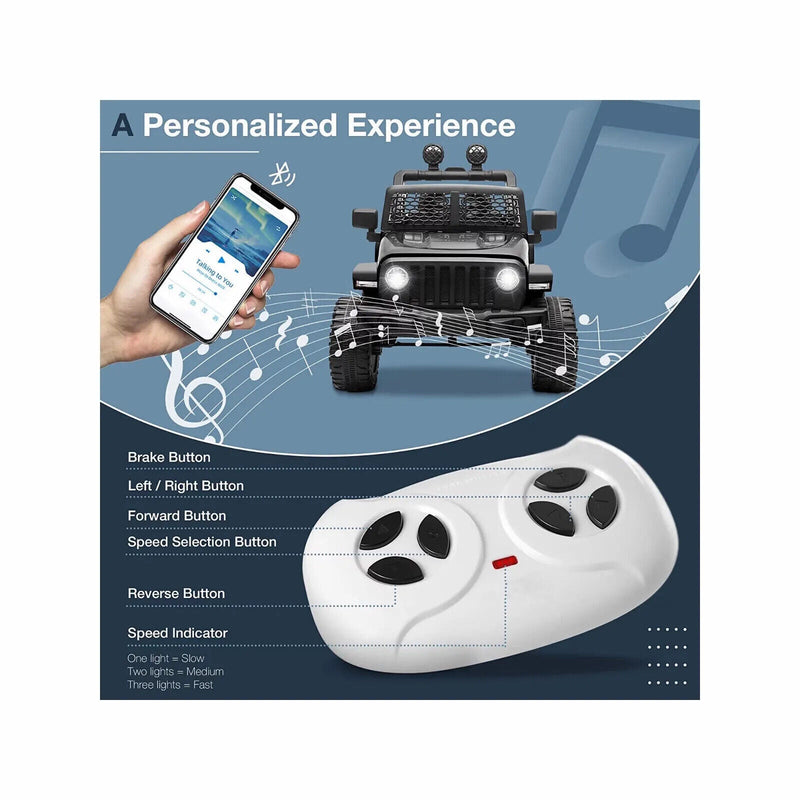 Load image into Gallery viewer, Electric Ride-On Car/Truck for Kids with MP3 Music and Remote Control - 12V with Lights - 76 Fun Features!
