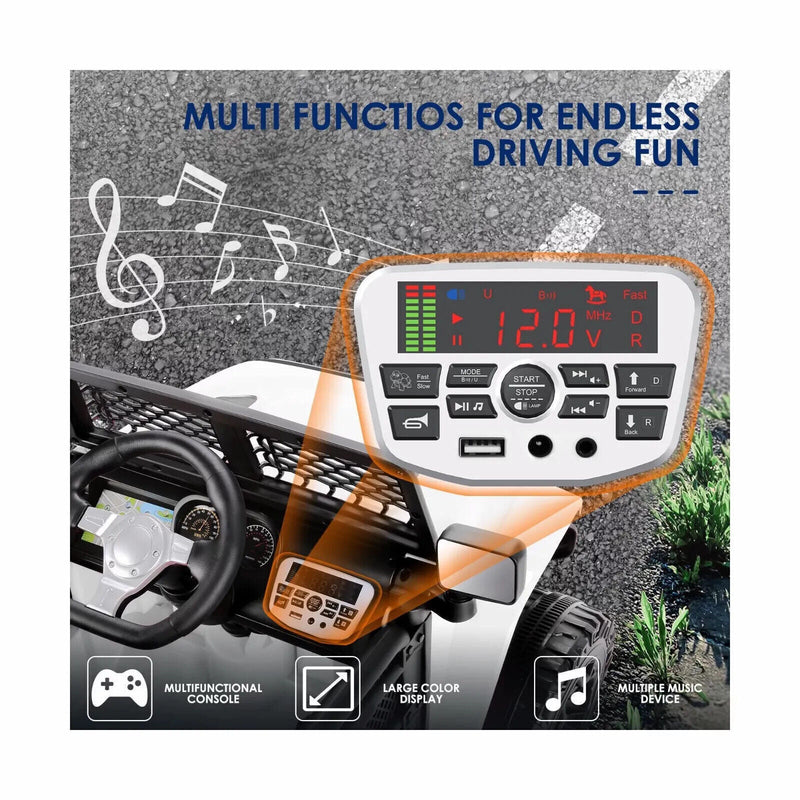 Load image into Gallery viewer, Electric Ride-On Car/Truck for Kids with MP3 Music and Remote Control - 12V with Lights - 76 Fun Features!
