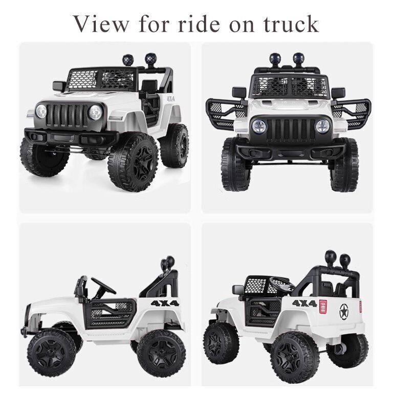 Load image into Gallery viewer, Electric Ride-On Car/Truck for Kids with MP3 Music and Remote Control - 12V with Lights - 76 Fun Features!
