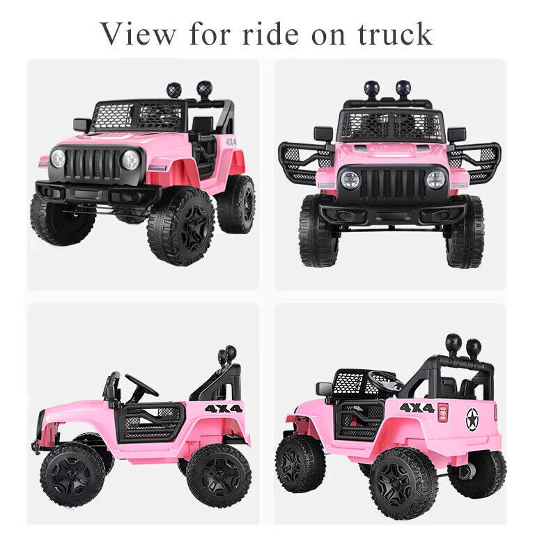 Load image into Gallery viewer, Electric Ride-On Car/Truck for Kids with MP3 Music and Remote Control - 12V with Lights - 76 Fun Features!
