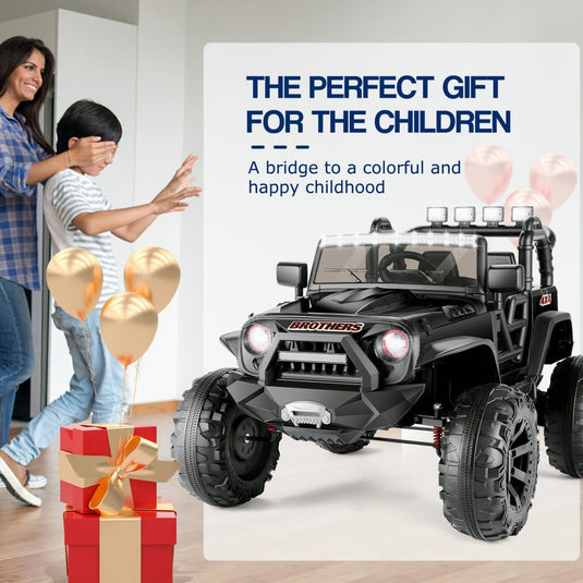 12V/24V Electric Jeep Truck ATV for Kids with Parent Remote Control - Fun and Safe Ride-On Toy