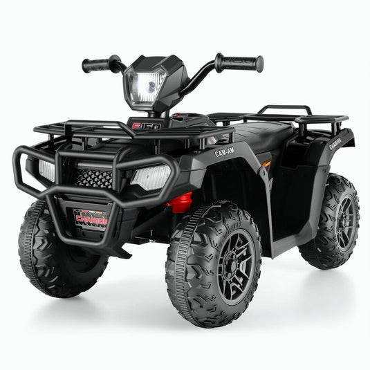 Electric Ride-On ATV Jeep Truck for Kids with LED Lights and Music