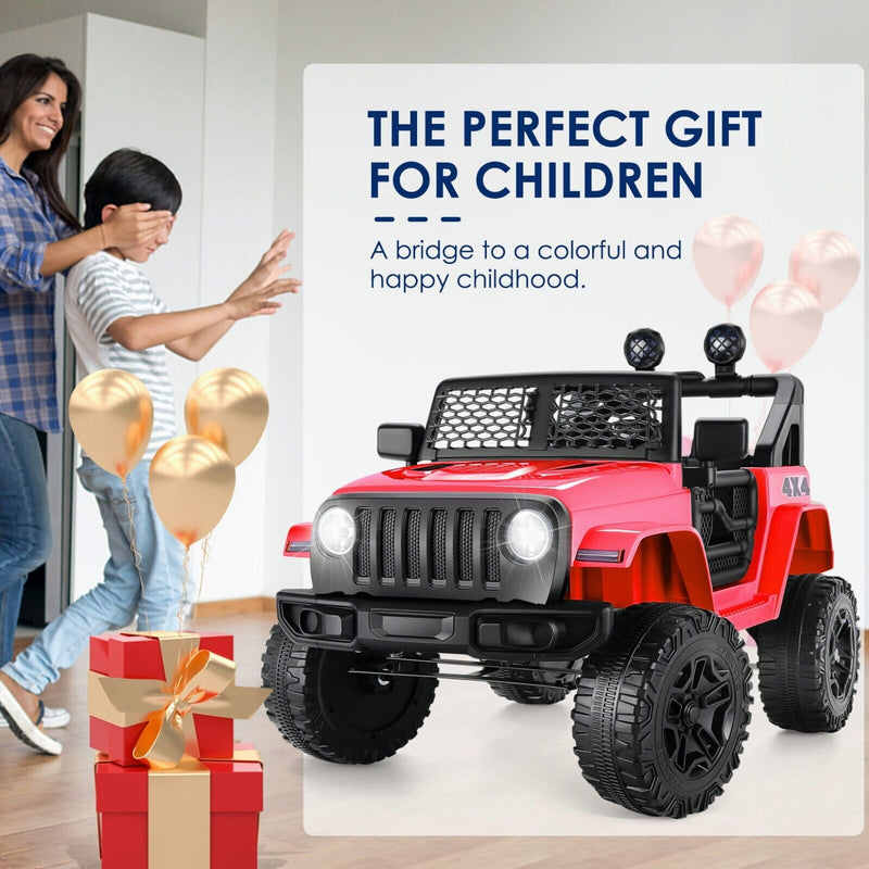Load image into Gallery viewer, Electric Ride-On ATV Jeep Truck for Kids with LED Lights and Music
