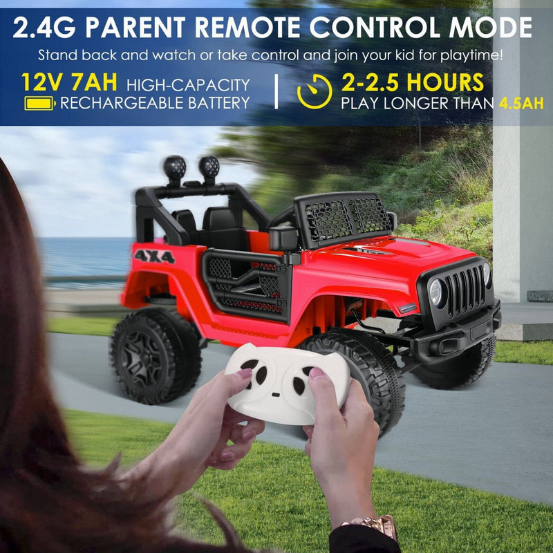 Load image into Gallery viewer, Electric Ride-On ATV Jeep Truck for Kids with LED Lights and Music
