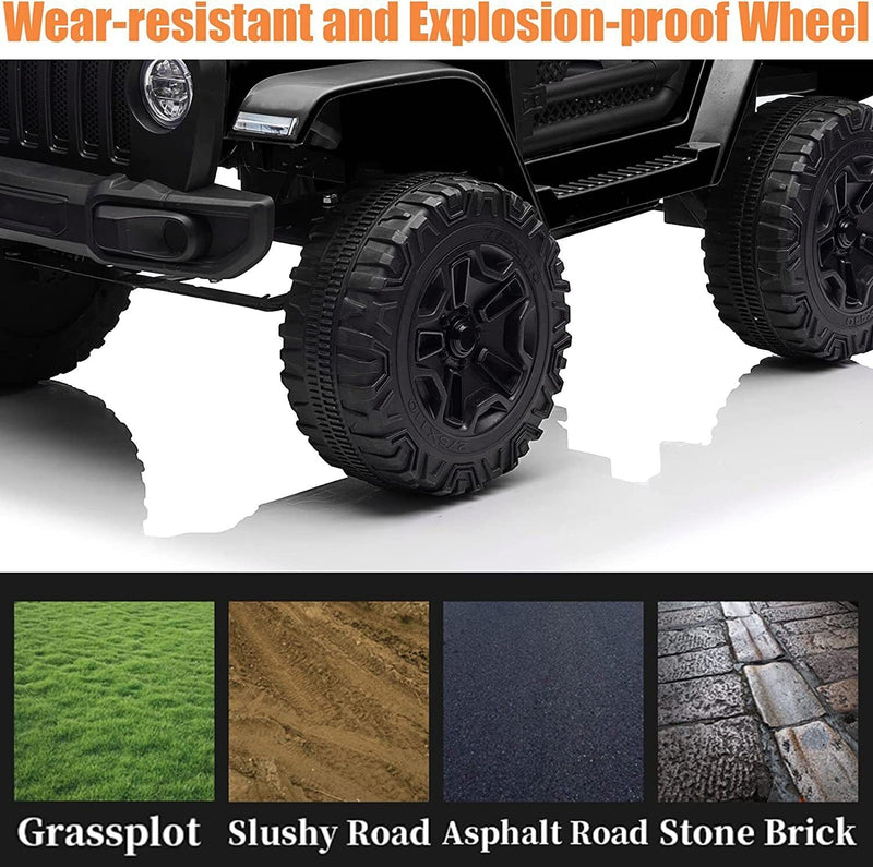 Load image into Gallery viewer, Electric Ride-On ATV Jeep Truck for Kids with LED Lights and Music
