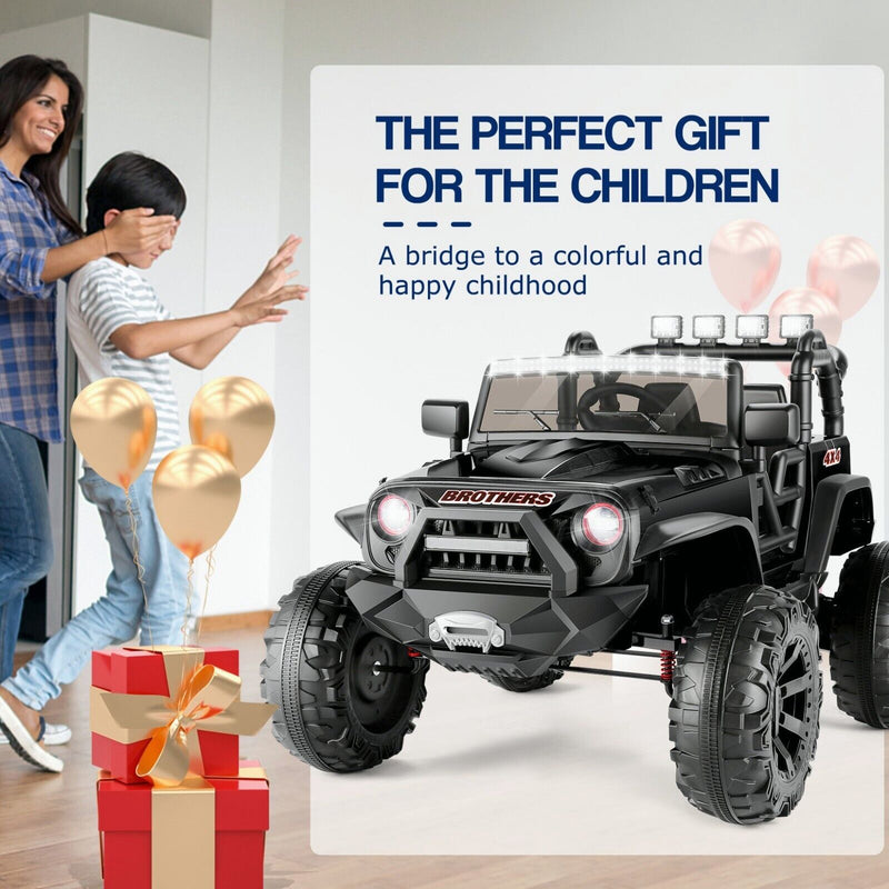 Load image into Gallery viewer, Electric Ride-On ATV Jeep Truck for Kids with LED Lights and Music

