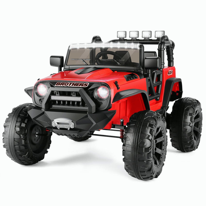 Load image into Gallery viewer, Electric Ride-On Jeep Truck for Kids: 12V/24V ATV Toy with Four-Wheel Drive
