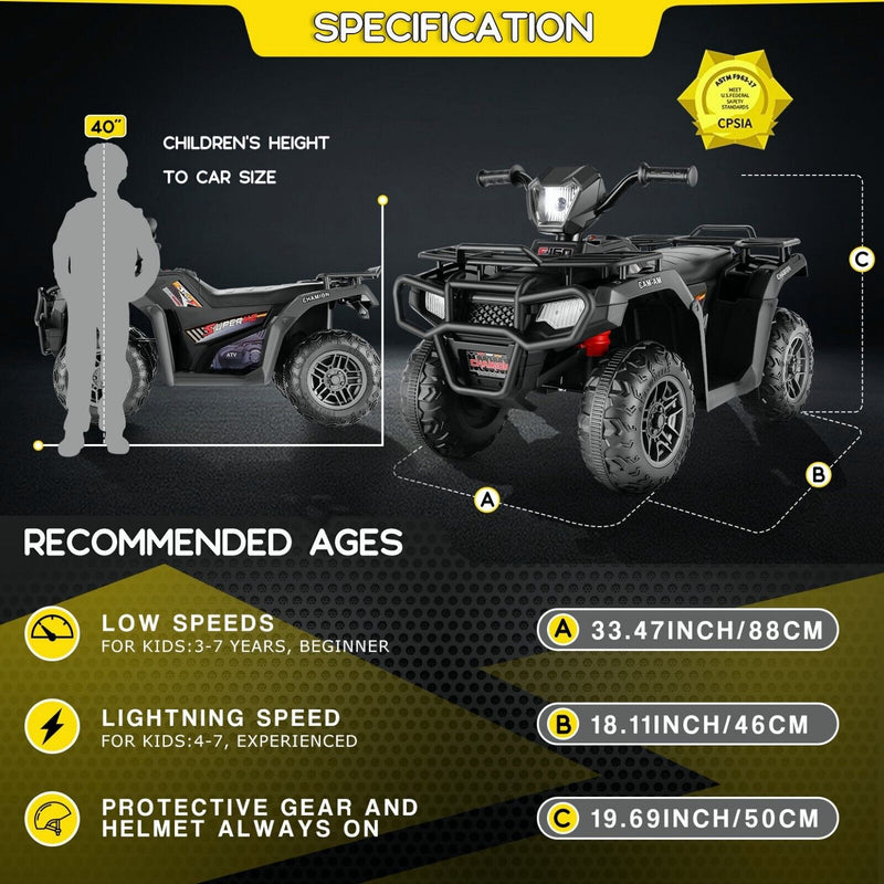 Load image into Gallery viewer, Electric Ride-On ATV Jeep Truck for Kids with MP3 Player - 12V/24V 4-Wheeler Car Toy for Toddlers
